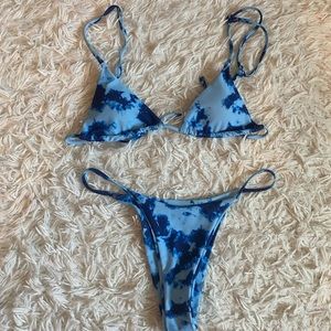 tie dye bikini